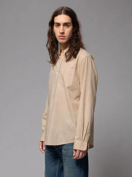Nudie Jeans Nudie Jeans Herren Hemd "Chuck BD Summer Breeze", Cream – Produktbild 2 von 4