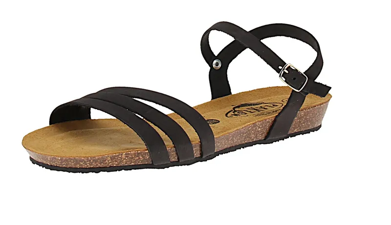 Plakton Plakton Damen Riemchensandaletten, Schwarz, – Produktbild 1 von 6
