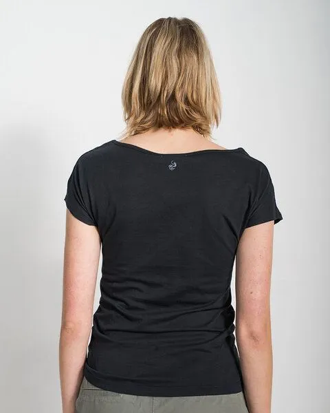 Alma & Lovis Alma & Lovis T-Shirt aus Bio-Baumwolle | Short Pure, Schwarz, – Produktbild 4 von 4
