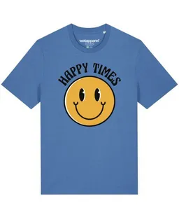 watapparel watapparel T-Shirt Unisex Happy times smiley emoji – Produktbild 1 von 1