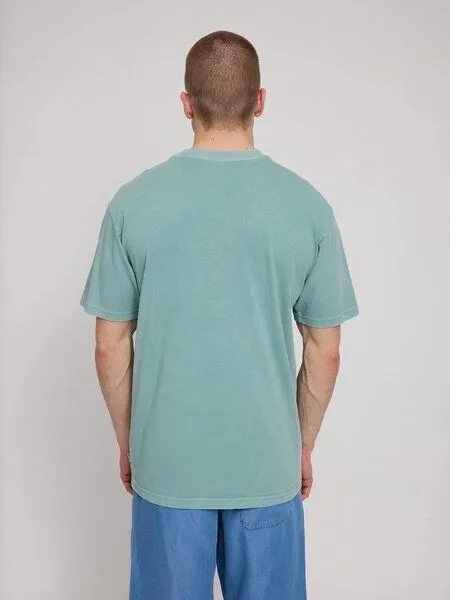 Mazine Mazine T-Shirt aus Bio-Baumwolle - Natural Dye, Turquoise (blau), – Produktbild 1 von 3