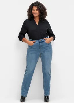 sheego Gerade Jeans blue denim – Produktbild 1 von 1