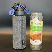 JN JuNiki's JN JuNiki's Set: JuNiki´s Würstchen® Verschluss + Filzhülle grau + Deckelhalter – Produktbild 1 von 1