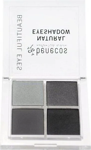 Benecos Benecos Natural Quattro Eyeshadow Smoky Eyes – Produktbild 4 von 7