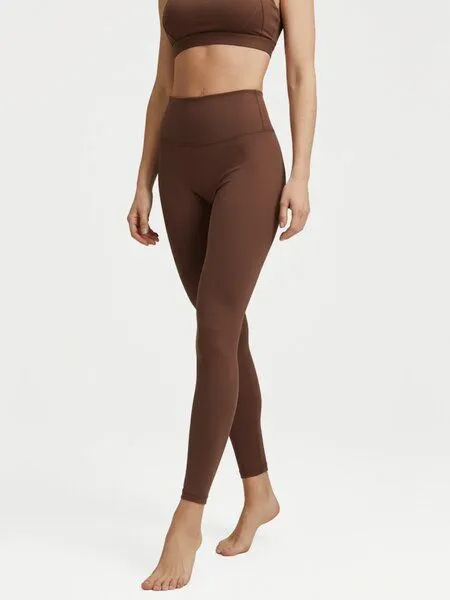 Yoga Hero Yoga Leggings Damen Scrunch High Waist aus ECONYL® – Bangkok Collection – Yoga Hero, Braun, – Produktbild 1 von 4