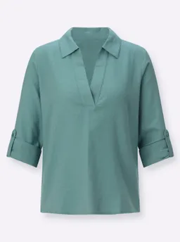 Witt Flanellbluse jade – Produktbild 1 von 1