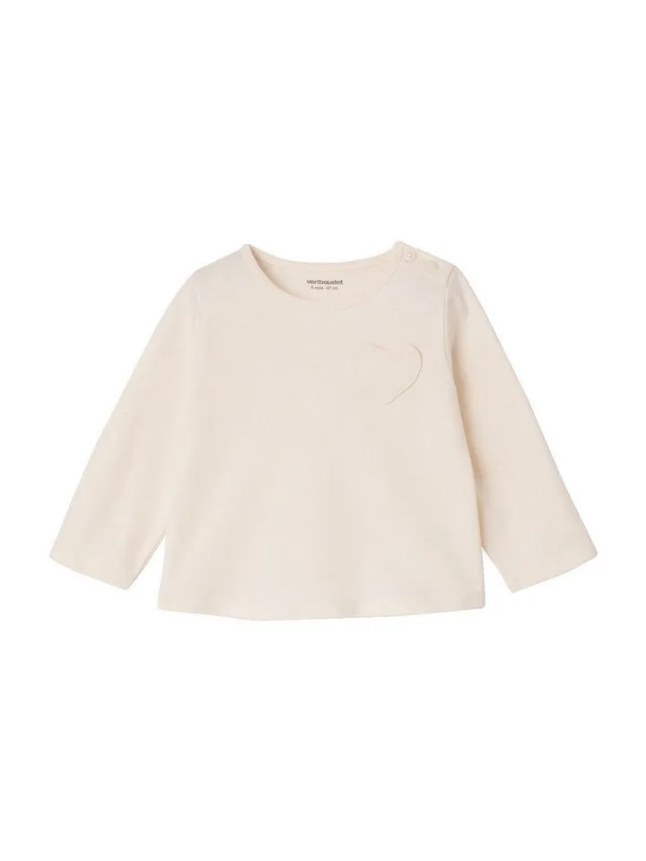 Vertbaudet Vertbaudet Langarmshirt Baby Shirts BASIC 3er-Pack, Rosa, – Produktbild 2 von 3