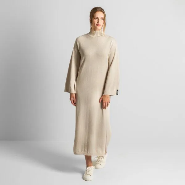 trueStory trueStory Strickkleid - EELA, Sand (natur), – Produktbild 1 von 4