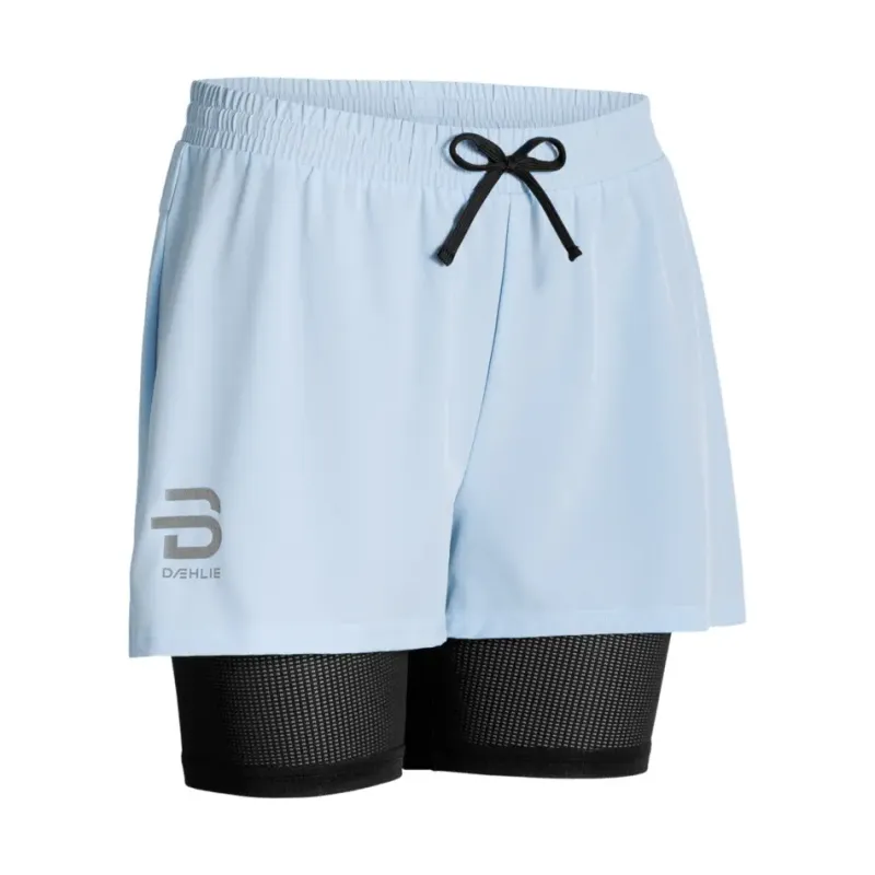Daehlie Sportswear 2in1 Shorts für Damen Daehlie Sportswear, Bleu, – Produktbild 1 von 1
