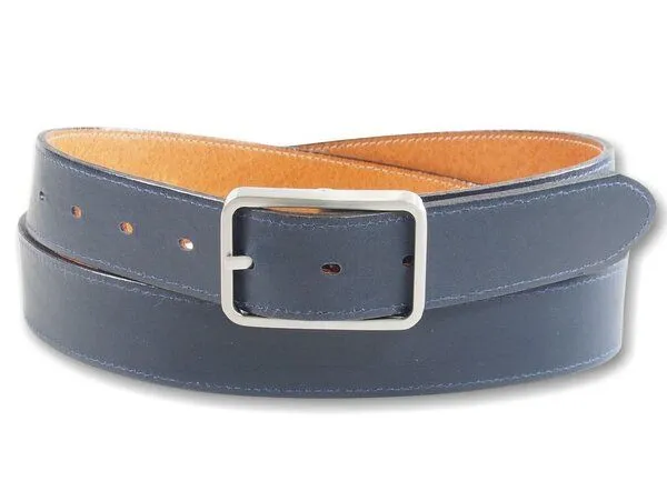 Greenbelts Greenbelts Herren Ledergürtel WENDY, Virginia/marine, – Produktbild 2 von 4