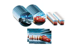 Procos Einweggeschirr-Set Cars Partygeschirr Set 52-tlg Kindergeburtstag Deko Teller Becher, 16 Personen – Produktbild 1 von 1