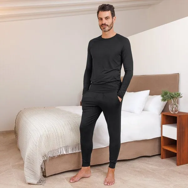 Dagsmejan Dagsmejan Herren Sleep Hose Balance, Black (schwarz), – Produktbild 1 von 4
