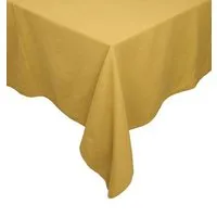 jilda-tex jilda-tex Tischdecke Renforce 100% Bio-Baumwolle Uni MADE IN GREEN, Senfgelb, – Produktbild 1 von 1
