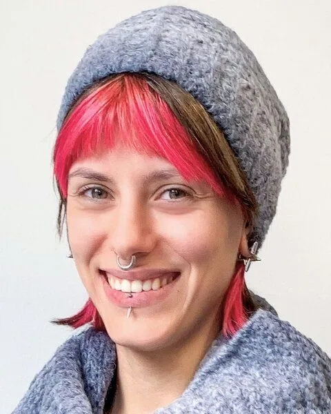 Alma & Lovis Alma & Lovis Strickmütze im Colorchange aus Alpaka-Woll-Mix | Degrade Hat, Dolphin (grau), – Produktbild 3 von 4