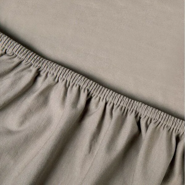 Kayori Kayori Saiko - Spannbettlaken für Topper Matratze - Jersey, Taupe, – Produktbild 1 von 1