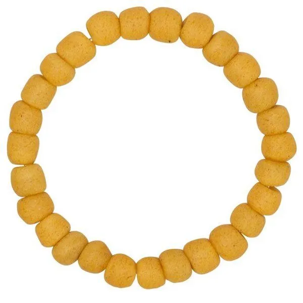 Global Mamas Global Mamas Upcycling - Glasperlen Armband - Unisex, Gelb, – Produktbild 1 von 3