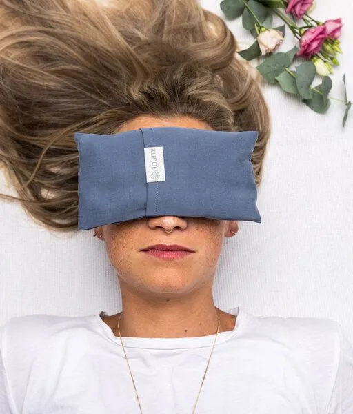 obumi obumi Augenkissen "Neutral" zur Anwendung mit ätherischen Ölen, Grey blue - tencel, – Produktbild 1 von 3