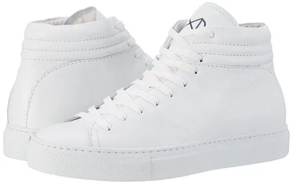 nat-2 hoher Sneaker aus Leder "nat-2 Sleek all white" in weiß – Produktbild 4 von 4
