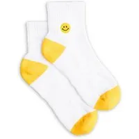 Natural Vibes Natural Vibes Smiley Quarter Socken | Bio GOTS | Sneaker Socken mit Smile | Herren Damen Socken | – Produktbild 2 von 4