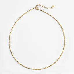ALEXASCHA ALEXASCHA Dünne Schlangenkette aus Edelstahl | Mix & Match Halskette | Silber, Gold, Roségold – Produktbild 1 von 1