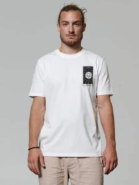 watapparel watapparel T-Shirt Unisex Tarot Death, Off white, – Produktbild 1 von 4