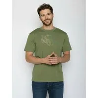 GreenBomb GREENBOMB Race Fusion - Lässiges Oversize-T-Shirt aus Bio-Baumwolle / hochwertiger Print / GOTS / Fair & Vegan – Produktbild 1 von 1
