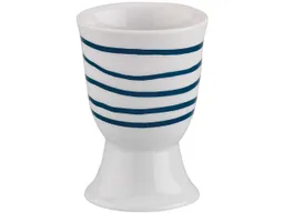 cilio cilio Eierbecher "AMICI" aus Porzellan mit Dekor, H 7 cm, Ø 5cm, Striche – Produktbild 1 von 1