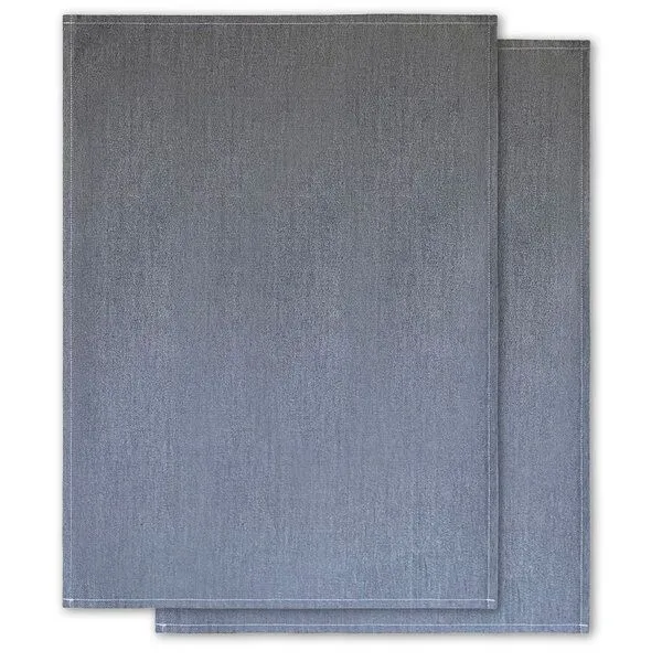 Solwang Design Solwang Design 2er-Set Geschirrtücher aus 100% Biobaumwolle, 70 x 50 cm, Salt & pepper black, – Produktbild 2 von 2