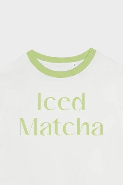 New Orchard New Orchard Vegan T-shirts, Weiß und hellgrün, – Produktbild 3 von 4