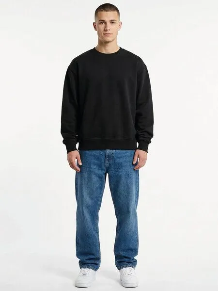 COREBASE Corebase Sweatshirt 100% Baumwolle 450 GSM, Schwarz, – Produktbild 3 von 3