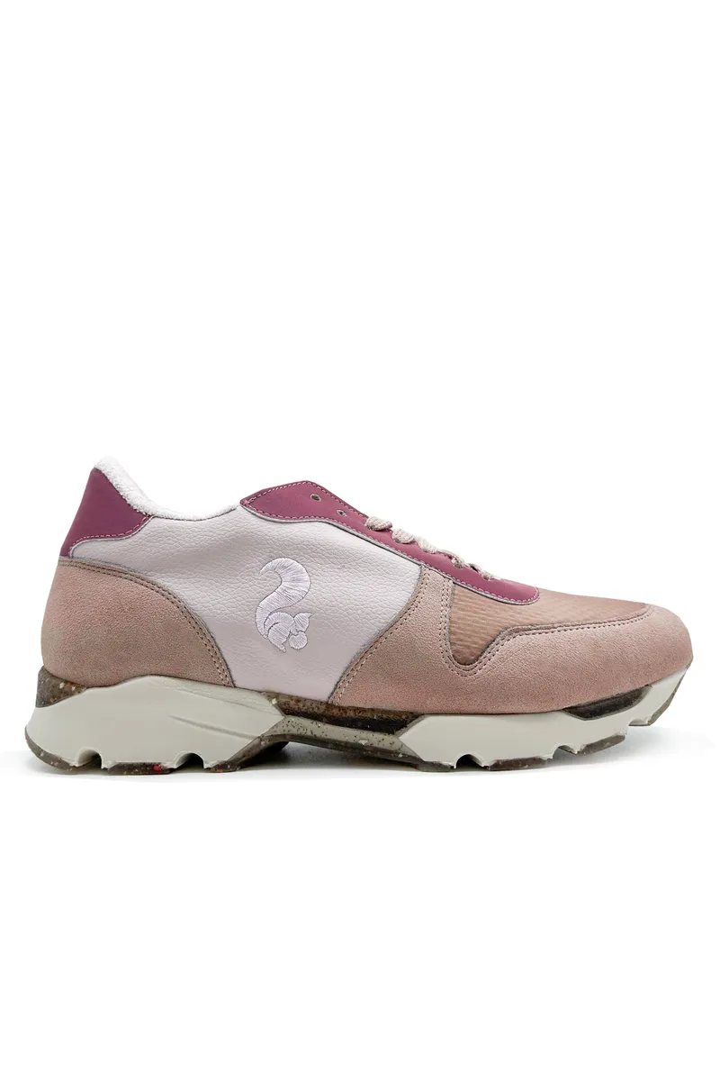 thies thies Damen vegan Läufer Sneaker Eco Eichhörnchen Algenkork Antik Rosa, Hellbraun, – Produktbild 1 von 2
