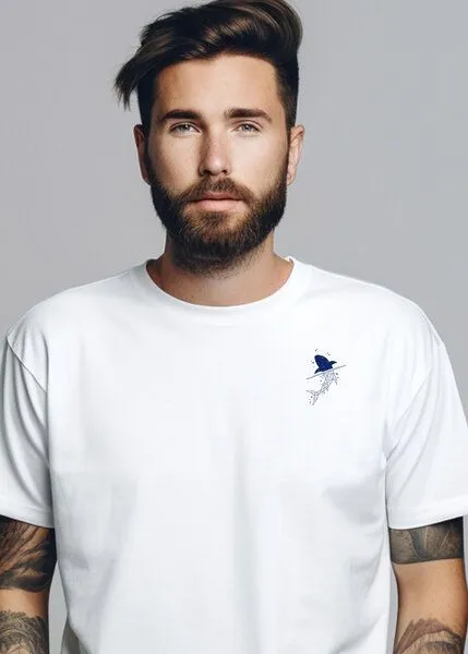 Kultgut Kultgut Biofair - Reine Biobaumwolle /Shirt- Little Shark, Weiß, – Produktbild 1 von 1