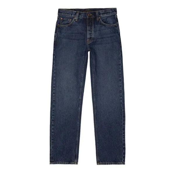 Nudie Jeans Nudie Jeans Regular Fit Herren Jeans - Rad Rufus - aus 100% biologisch angebauter Baumwolle, Blue, – Produktbild 6 von 8