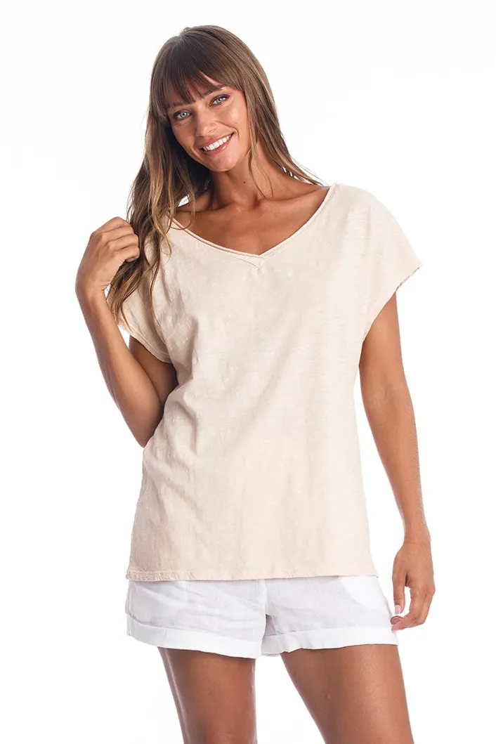RAVENS VIEW IBIZA RAVENS VIEW IBIZA Damen vegan Oberteil Arizona Sand/Beige, Beige, – Produktbild 2 von 2