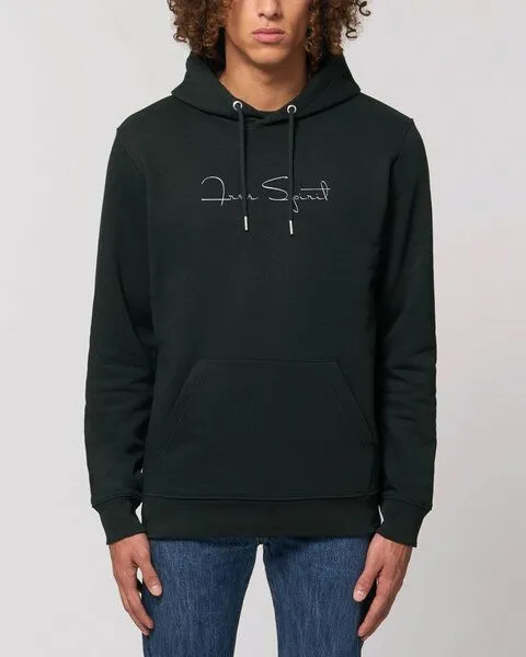 Human Family Human Family Bio Unisex Hoodie - "Charmer - Free Spirit" in verschiedenen Farben, Schwarz, – Produktbild 3 von 4
