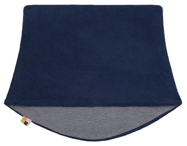 loud + proud loud + proud Babys & Kinder Wende-Schlauchschal aus Baumwoll-Fleece, GOTS-zertifiziert, Ultramarine(blau), – Produktbild 1 von 3