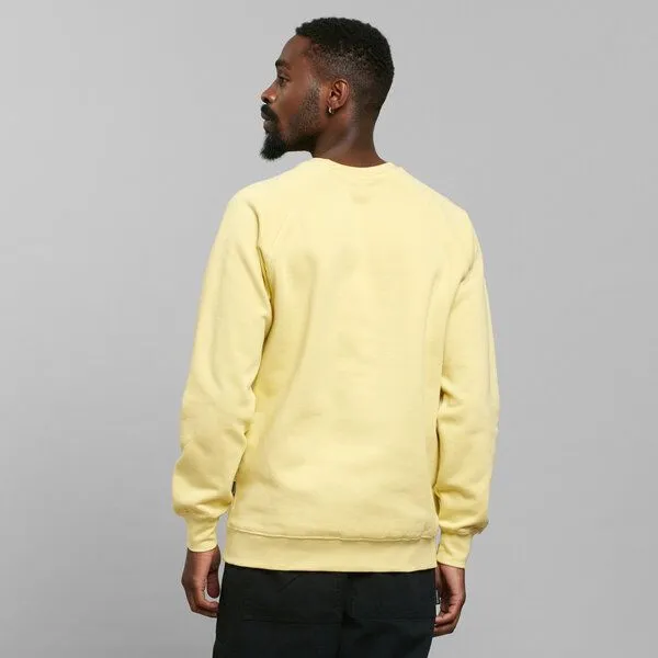 Dedicated DEDICATED Sweatshirt Malmoe Base, Gelb, – Produktbild 3 von 4
