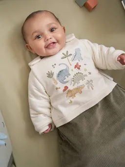 Vertbaudet Baby Winterschlafsack MINISAURUS mit abnehmbaren Ärmeln TOG 3 – Produktbild 1 von 1