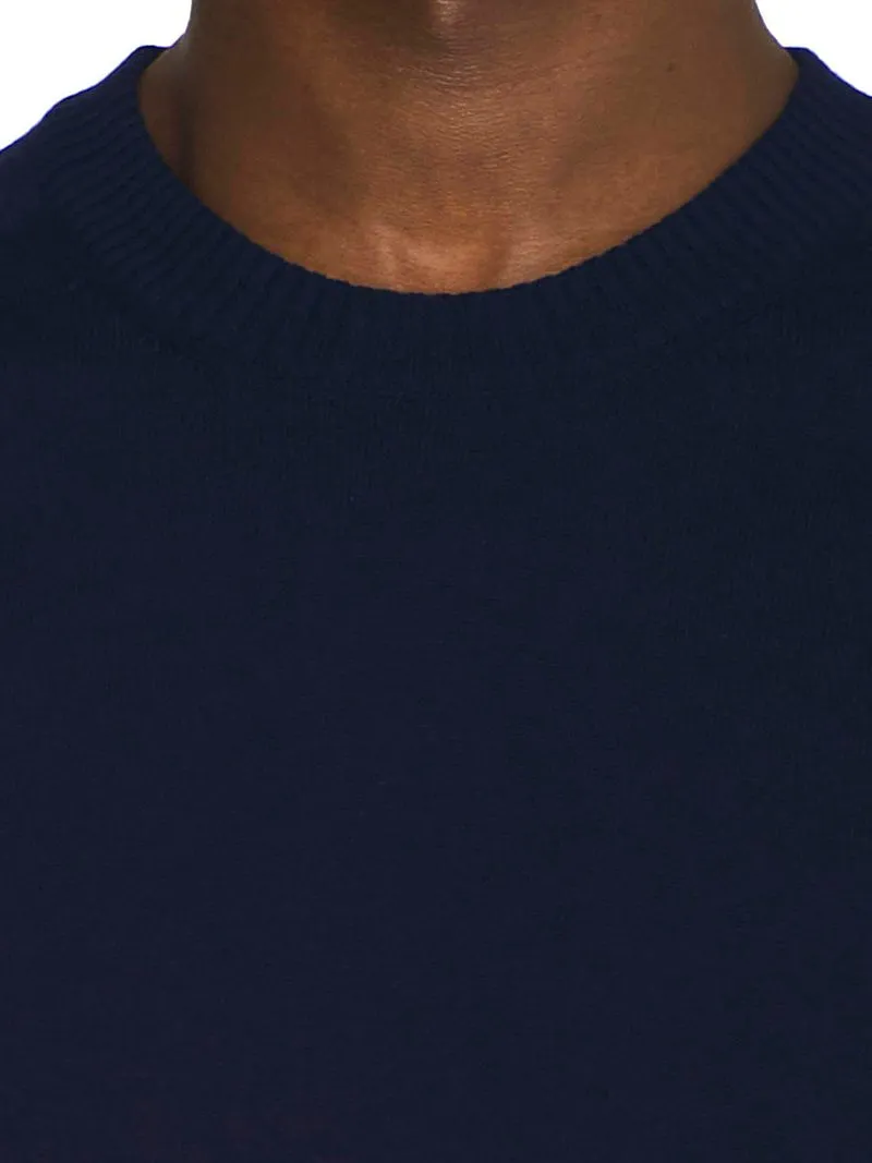 KnowledgeCotton Apparel Knowledge Cotton Apparel Wollpullover Navyblau - Größe M, Blau, – Produktbild 3 von 4