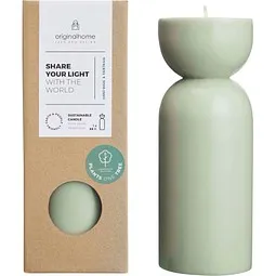 Originalhome Originalhome Bio-Kerze – Medium, heather grün – Produktbild 1 von 1