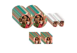 Procos Einweggeschirr-Set Vaiana 2 Partygeschirr Set 52-tlg Kindergeburtstag Moana Teller Becher, 16 Personen – Produktbild 1 von 1