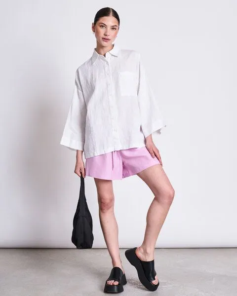 JAN N JUNE JAN N JUNE Leinenbluse MONS, Weiß, – Produktbild 1 von 4