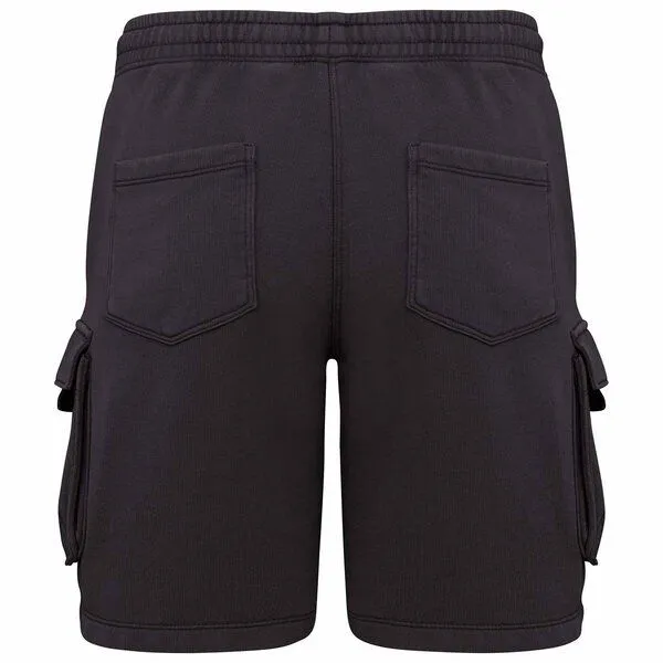 YTWOO YTWOO Herren Cargo-Shorts im Utility-Look | Nachhaltiger Streetstyle, Schwarz, – Produktbild 3 von 4