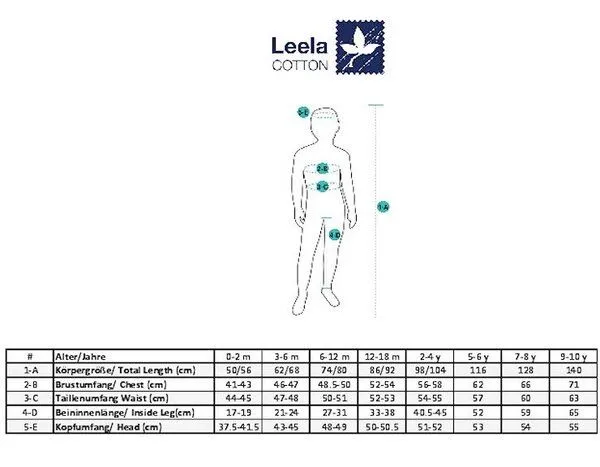 Leela Cotton 1er oder 2er Pack Baby und Kinder Short aus 100% Bio-Baumwolle Leela Cotton (2020), Indigo, – Produktbild 4 von 4