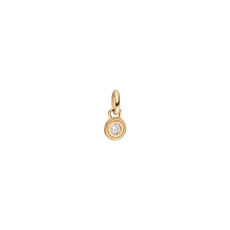 Maren Jewellery Maren Jewellery Drops of Memories Anhänger 18 Karat Gold mit Labor Diamant – Produktbild 1 von 4