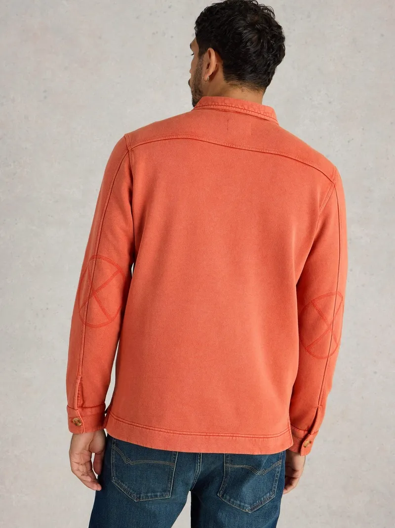 White Stuff Longsleeve Polohemd Brampton - M, Dunkelorange, – Produktbild 4 von 4