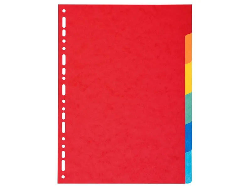 Exacompta Exacompta Register blanco, aus Recyclingkarton, 6-teilig, DIN A4+ – Produktbild 1 von 3