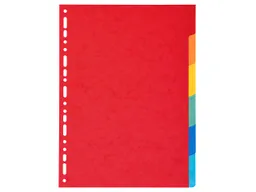 Exacompta Exacompta Register blanco, aus Recyclingkarton, 6-teilig, DIN A4+ – Produktbild 1 von 1