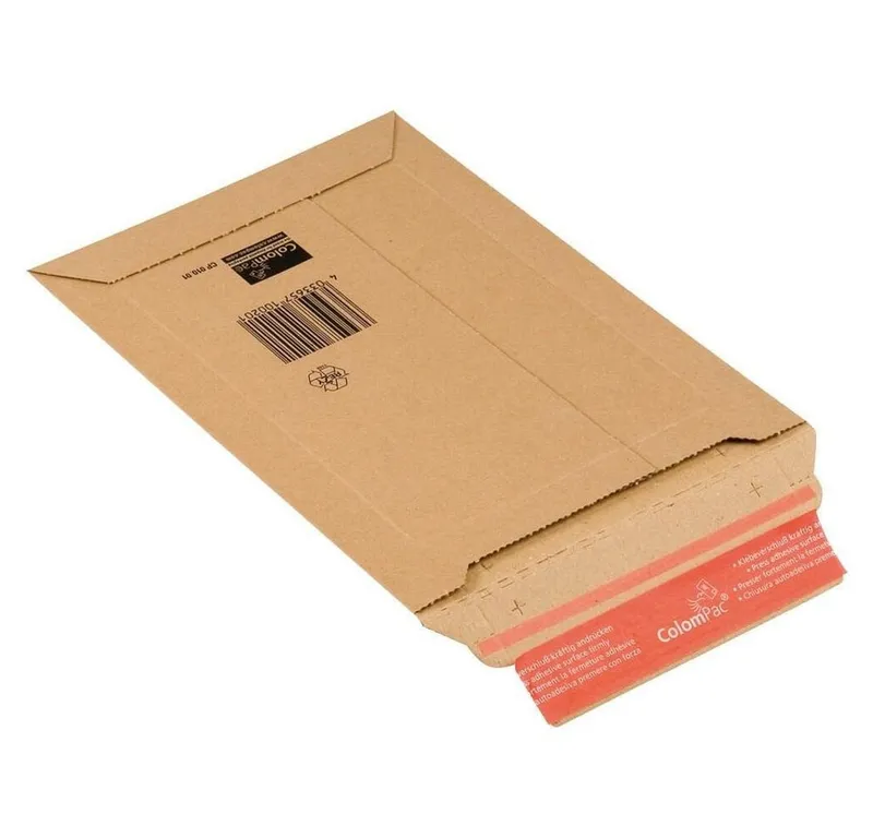 ColomPac ColomPac Versandtasche 20 Versandtaschen CP010.01 aus Wellpappe - 16,7x26,8cm, Braun, – Produktbild 4 von 5