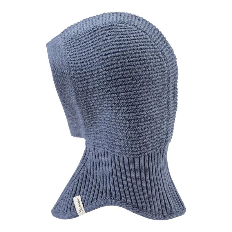 Sterntaler Sterntaler Strick-Schlupfmütze, Blau, – Produktbild 1 von 3